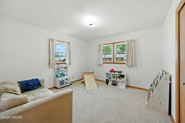 1317 Melrose St, Lima, OH 45801 - living area featuring carpet flooring and baseboards
