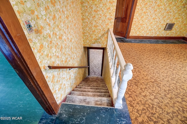 view of staircase