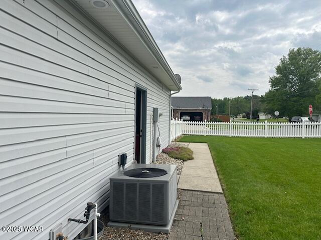 1461 Cessna Ave, Lima, OH 45807 - view of yard with central AC
