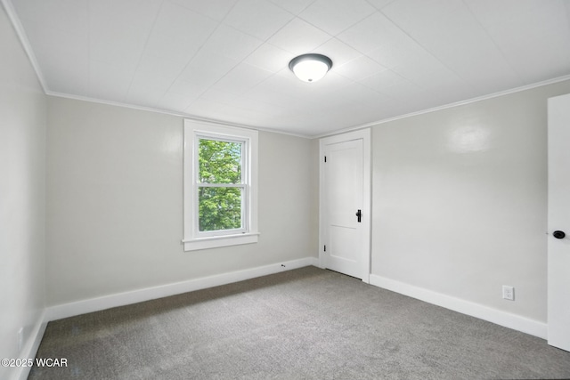 517 Marian Ave, Lima, OH 45801 - carpeted empty room featuring baseboards and ornamental molding