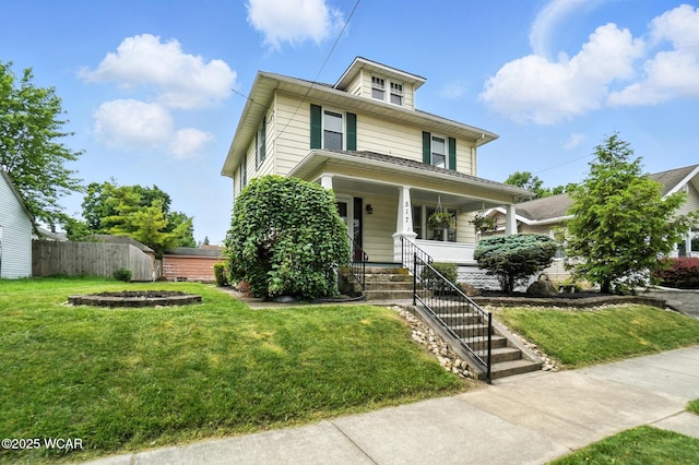 517 Marian Ave, Lima, OH 45801 - traditional style home featuring covered porch