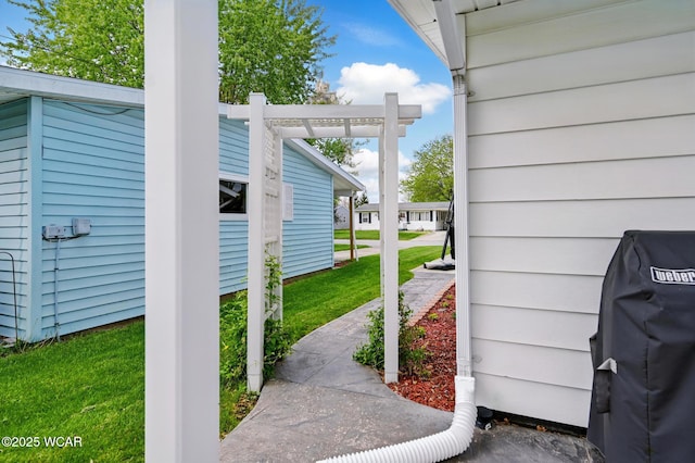 216 N Rauthland Ave, Wapakoneta, OH 45895 - view of patio with grilling area