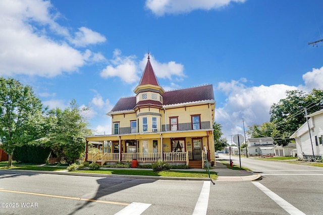 victorian home with a porch