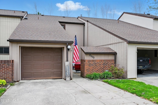 exterior space with driveway
