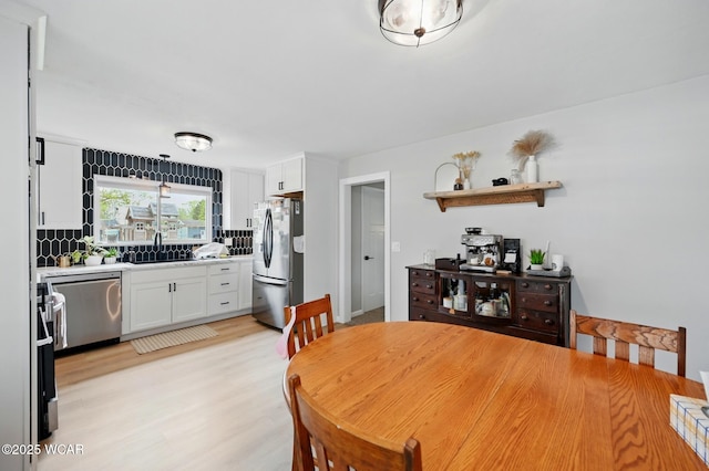 2636 Debbie Dr, Elida, OH 45807 - dining area featuring light wood-style floors