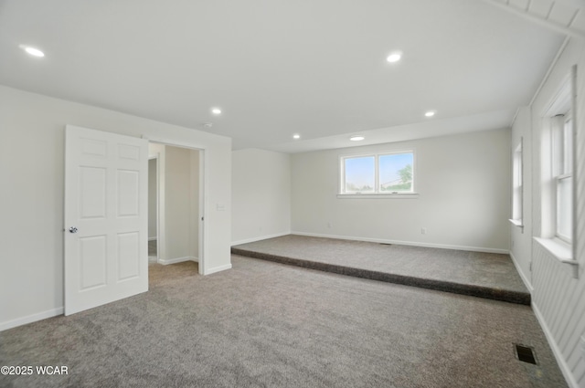 221 S Broadway St, Spencerville, OH 45887 - carpeted empty room featuring recessed lighting