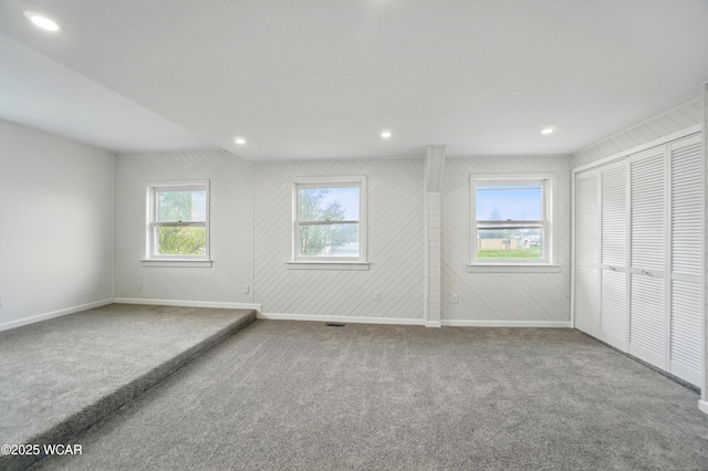 221 S Broadway St, Spencerville, OH 45887 - unfurnished bedroom with carpet floors, a closet, and recessed lighting