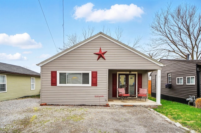 bungalow with covered porch