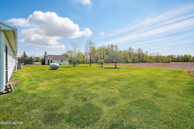 18698 Rd 48, Grover Hill, OH 45849 - view of green lawn featuring central AC