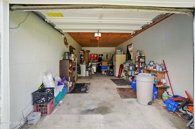 18698 Rd 48, Grover Hill, OH 45849 - garage with freestanding refrigerator