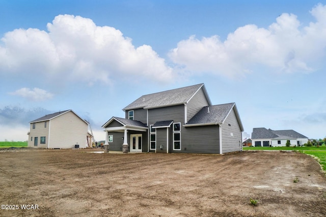 1291 Madison Blvd, Van Wert, OH 45891 - back of house with french doors and roof with shingles