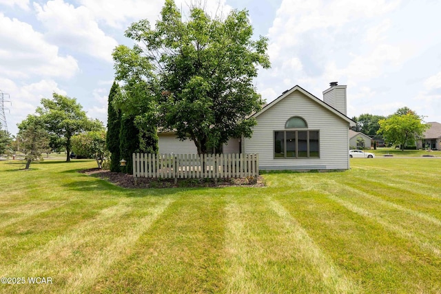 81 Riley Creek Ct, Bluffton, OH 45817 - back of property featuring a chimney