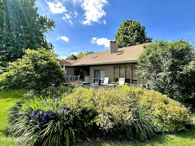 2969 Sands Rd, Lima, OH 45805 - back of property with a chimney