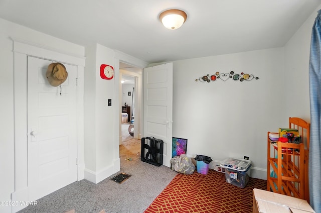 219 W O Connor Ave, Lima, OH 45801 - game room with carpet and baseboards