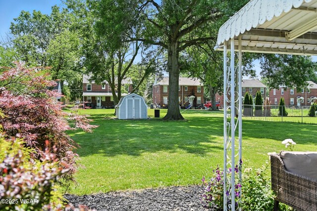 1851 Wendell Ave, Lima, OH 45805 - view of yard featuring a shed