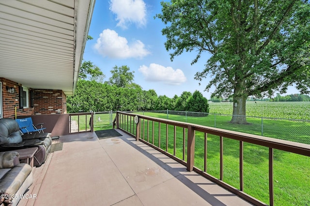 10815 Holdgreve Rd, Delphos, OH 45833 - view of patio with a view of rural / pastoral area