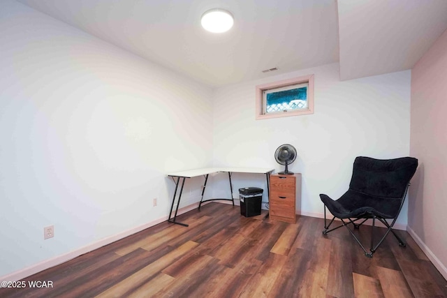 14351 Rd 19, Fort Jennings, OH 45844 - office area featuring wood finished floors and baseboards