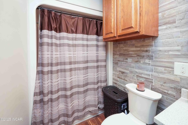 14351 Rd 19, Fort Jennings, OH 45844 - full bathroom featuring toilet and a shower with curtain