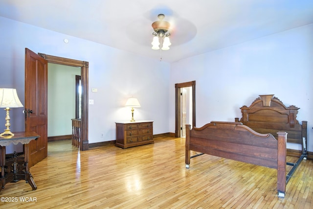 302 N Market St, Van Wert, OH 45891 - bedroom featuring light wood-style flooring and baseboards