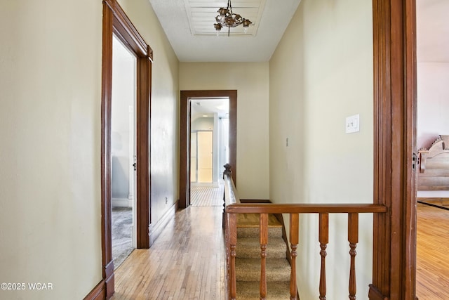 302 N Market St, Van Wert, OH 45891 - hall featuring light wood finished floors and an upstairs landing