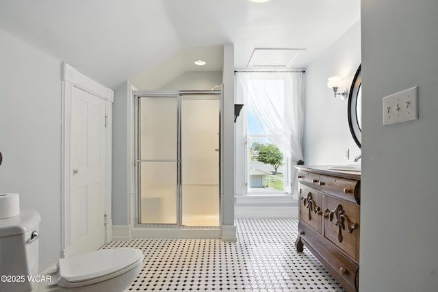 302 N Market St, Van Wert, OH 45891 - bathroom featuring vanity and a shower stall