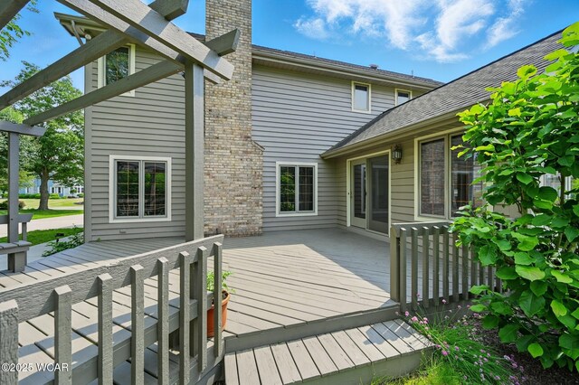 4860 Wenatchi Trl, Lima, OH 45805 - view of deck