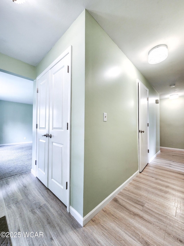 2028 Greendale Ave, Findlay, OH 45840 - corridor featuring light wood finished floors and baseboards