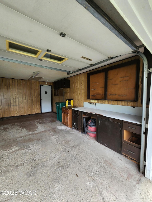 2028 Greendale Ave, Findlay, OH 45840 - garage with wooden walls