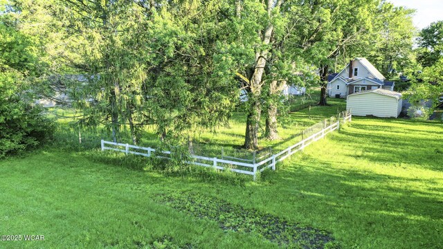 247 W State St, West Mansfield, OH 43358 - view of yard