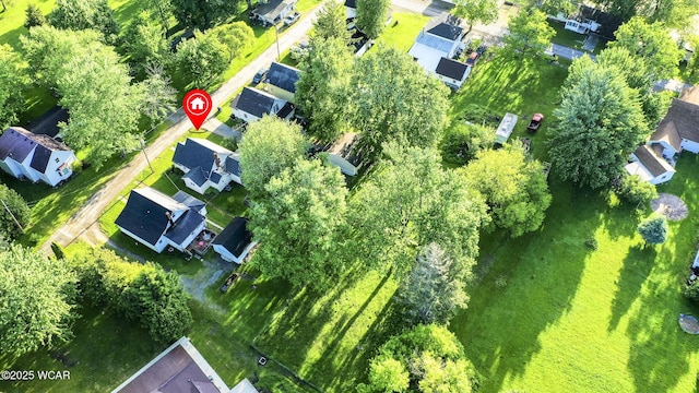 247 W State St, West Mansfield, OH 43358 - aerial perspective of suburban area