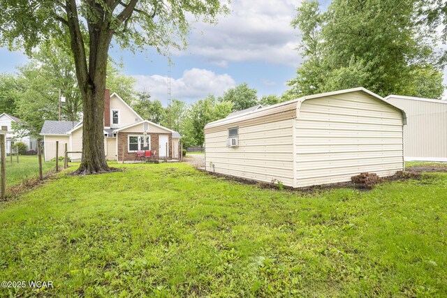 247 W State St, West Mansfield, OH 43358 - view of yard with an outbuilding