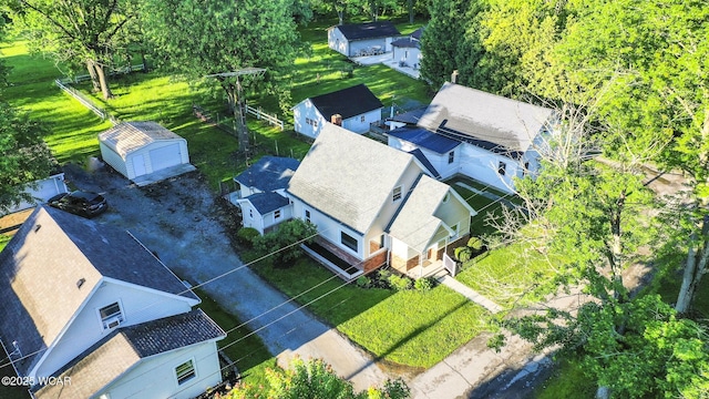 247 W State St, West Mansfield, OH 43358 - aerial view of property and surrounding area