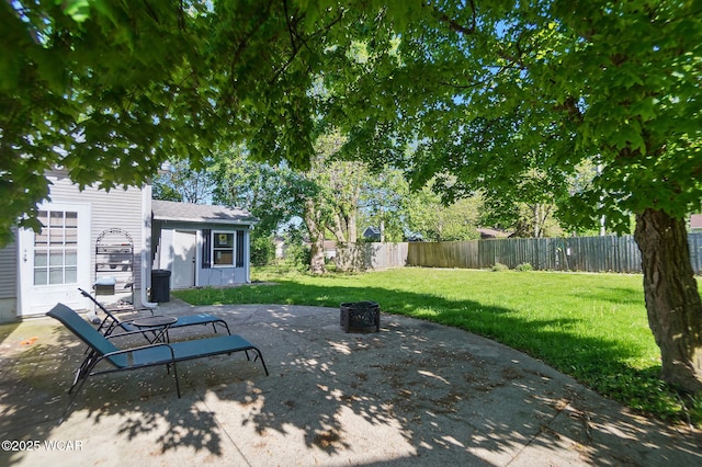 2432 Kunneke Ave, Lima, OH 45805 - view of patio with an outdoor fire pit