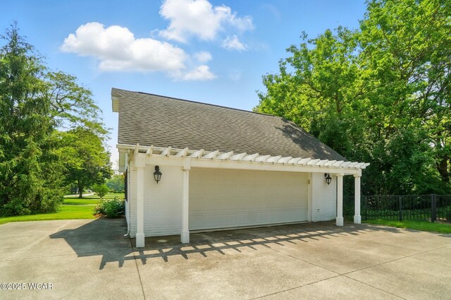 2297 June Dr, Lima, OH 45805 - view of detached garage