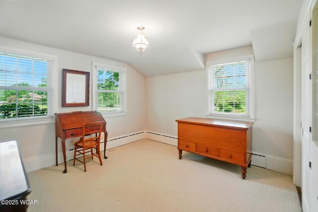 2297 June Dr, Lima, OH 45805 - sitting room with lofted ceiling and carpet