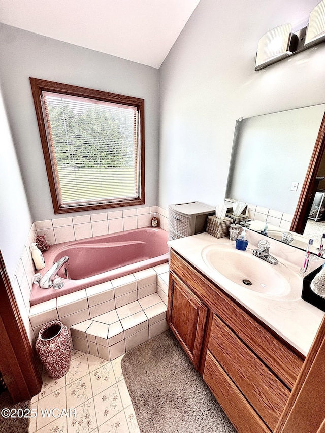 4095 N Cole St, Lima, OH 45807 - full bathroom featuring vanity and a bath