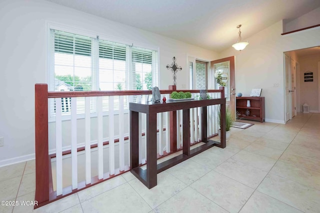 17210 State Route 694, Ottawa, OH 45875 - dining space with tile patterned floors, vaulted ceiling, and baseboards