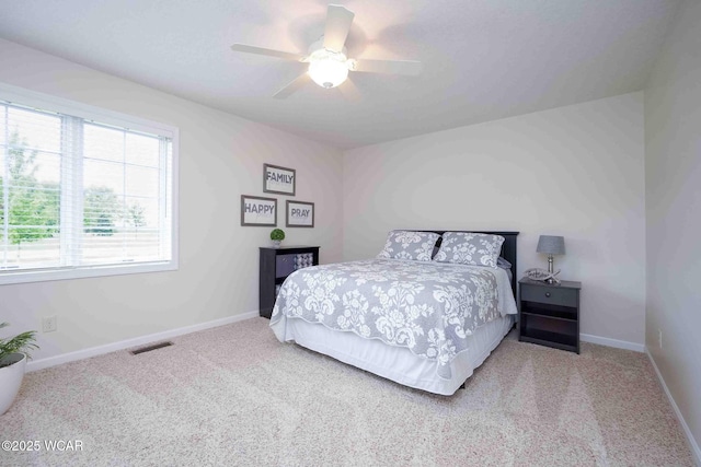 17210 State Route 694, Ottawa, OH 45875 - carpeted bedroom with baseboards and ceiling fan
