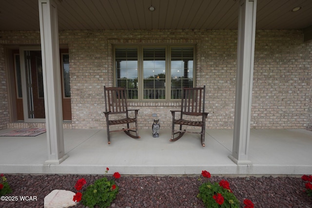 17210 State Route 694, Ottawa, OH 45875 - view of patio / terrace with a porch