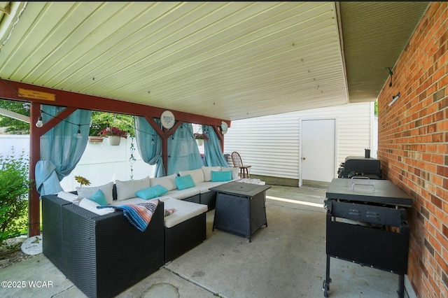 504 E 6th St, Delphos, OH 45833 - view of patio / terrace with an outdoor living space