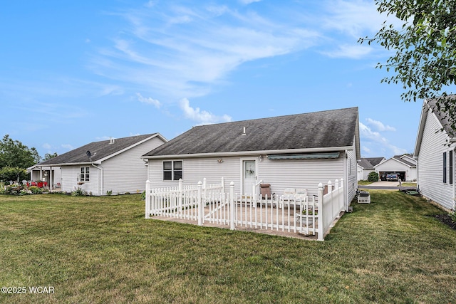 354 Stone Hedge Ln, Kenton, OH 43326 - back of house with a patio area and a shingled roof