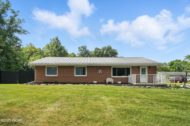 2170 E Hanthorn Rd, Lima, OH 45804 - ranch-style house with brick siding and a metal roof