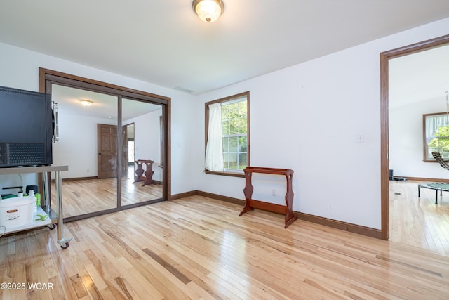16949 Township Road 39, Belle Center, OH 43310 - empty room featuring light wood-style flooring and baseboards