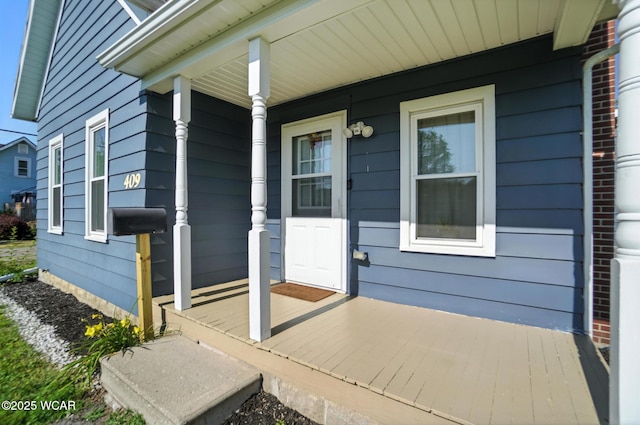 409 S Race St, Van Wert, OH 45891 - view of exterior entry with a porch