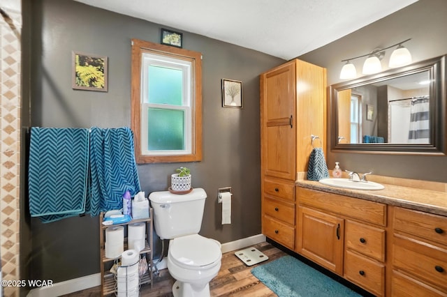 409 S Race St, Van Wert, OH 45891 - bathroom featuring vanity and wood finished floors