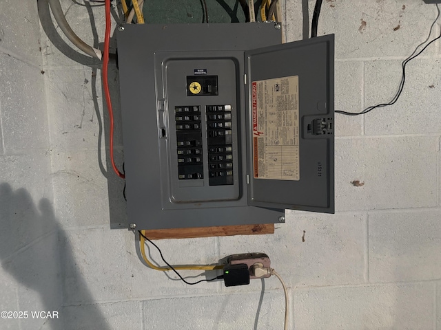 110 E Pearl St, Beaverdam, OH 45808 - utility room with electric panel