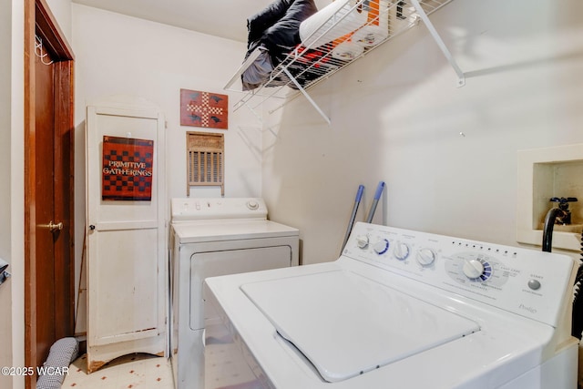350 W Highland Ave, Ada, OH 45810 - laundry room with washer and dryer