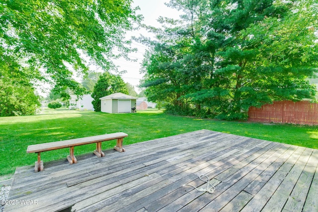 350 W Highland Ave, Ada, OH 45810 - deck featuring a shed