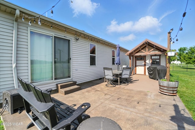 13286 Arrowhead Dr, Findlay, OH 45840 - view of patio / terrace featuring grilling area and outdoor dining space