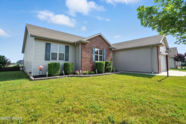 13286 Arrowhead Dr, Findlay, OH 45840 - single story home with an attached garage, brick siding, and roof with shingles